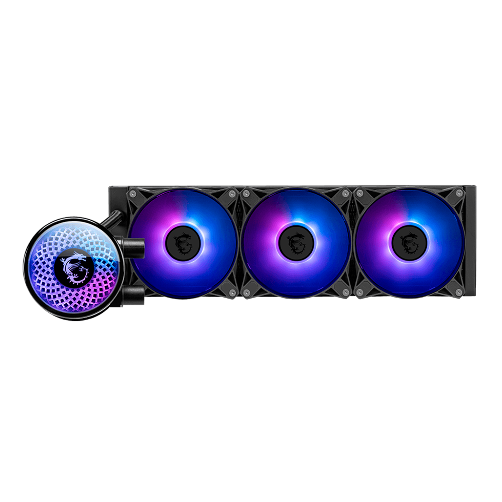 Disipador De Enfriamiento Liquido Msi  Mag Coreliquid A12 360 / Black/ 360mm / Intel ,1700, 1851 / Amd Am5, Am4 / Rgb