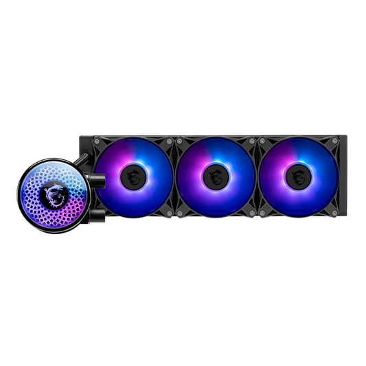 Disipador De Enfriamiento Liquido Msi  Mag Coreliquid A12 360 / Black/ 360mm / Intel ,1700, 1851 / Amd Am5, Am4 / Rgb