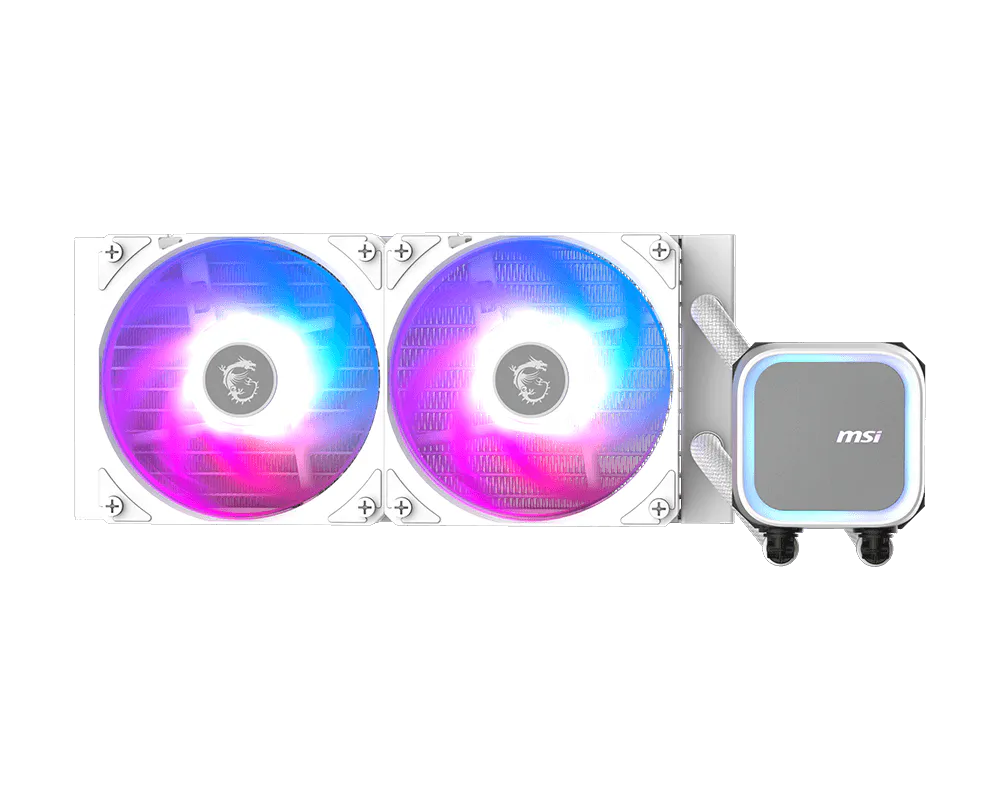 Disipador De Enfriamiento Liquido Ms Mag Coreliquid A13 240 / White/ 240mm / Intel ,1700, 1851 / Amd Am5, Am4 / Rgb