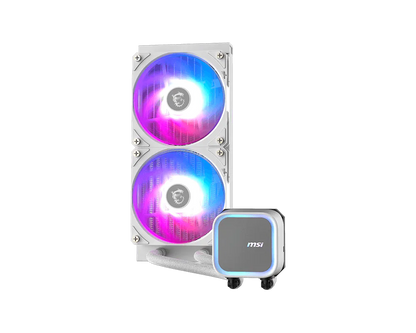 Disipador De Enfriamiento Liquido Ms Mag Coreliquid A13 240 / White/ 240mm / Intel ,1700, 1851 / Amd Am5, Am4 / Rgb