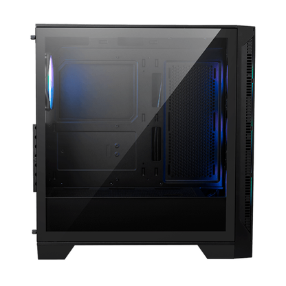 Gabinete Gaming Msi Mag Forge 321r Airflow / Media Torre / Atx/micro Atx/mini Itx/ Negro/ Sin Fuente/pc/gamer