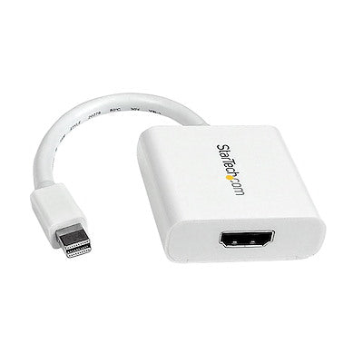 Adaptador De Video Mini Displayport A Hdmi - Cable Convertidor - Hembra Hdmi - Macho Mini Dp - 1920x1200 - Pasivo - Blanco - Startech.com Mod. Mdp2hdw