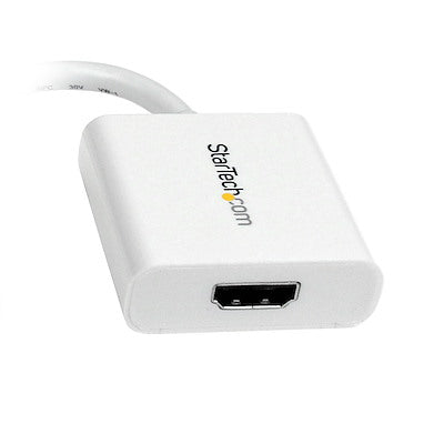 Adaptador De Video Mini Displayport A Hdmi - Cable Convertidor - Hembra Hdmi - Macho Mini Dp - 1920x1200 - Pasivo - Blanco - Startech.com Mod. Mdp2hdw
