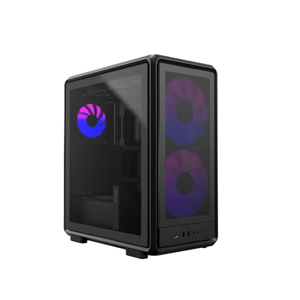 Gabinete Cooler Master Master Frame 500 / Argb / Negro/ Mini-itx / Mini-dtx / Micro-atx, / Atx / E-atx*/ Ssi-ceb* (*soporte Condicional)