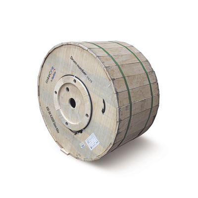 Carrete De 4 Km De Fibra Óptica Aérea Mini Adss (asu) G.652d, Monomodo De 8 Hilos, Exterior, Span 60, Loose Tube, Preformado Compatible: Lp-rp0406