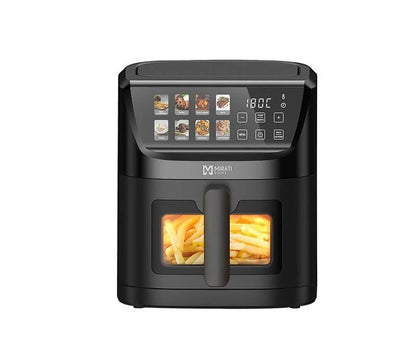 Freidora De Aire Digital A Color Con Ventana / Mirati Home Con Capacidad De 5 Litros 1000w, 8 Modos Preestablecidos, Temperatura De 60c-200c