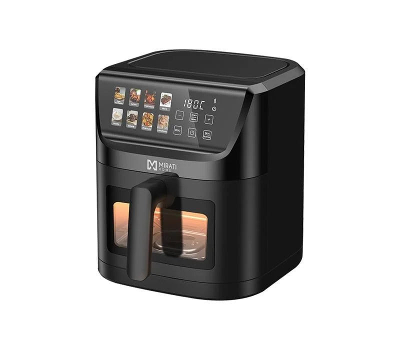 Freidora De Aire Digital A Color Con Ventana / Mirati Home Con Capacidad De 5 Litros 1000w, 8 Modos Preestablecidos, Temperatura De 60c-200c
