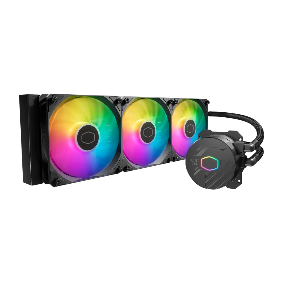 Disipador De Enfriamiento Liquido Cooler Master Masterliquid Serie Core Ii 360 / Argb / Negro / Gamer