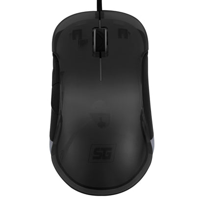 Mouse / Vorago Start The Game / Mo-505, Alambrico Rgb Neon Hasta 7,200 Dpis Usb Trasparente