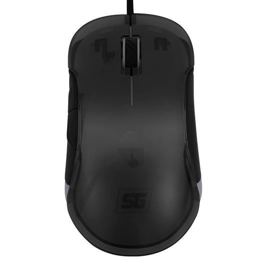 Mouse / Vorago Start The Game / Mo-505, Alambrico Rgb Neon Hasta 7,200 Dpis Usb Trasparente