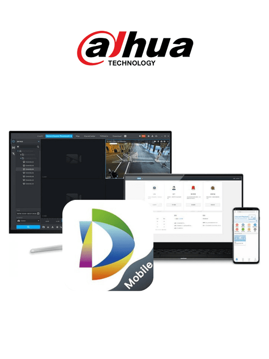 Licencia Base De Mobile Center Para 16 Canales De Video/ Solución Móvil Dahua/ 100 Usuarios En Línea/ Windows 10