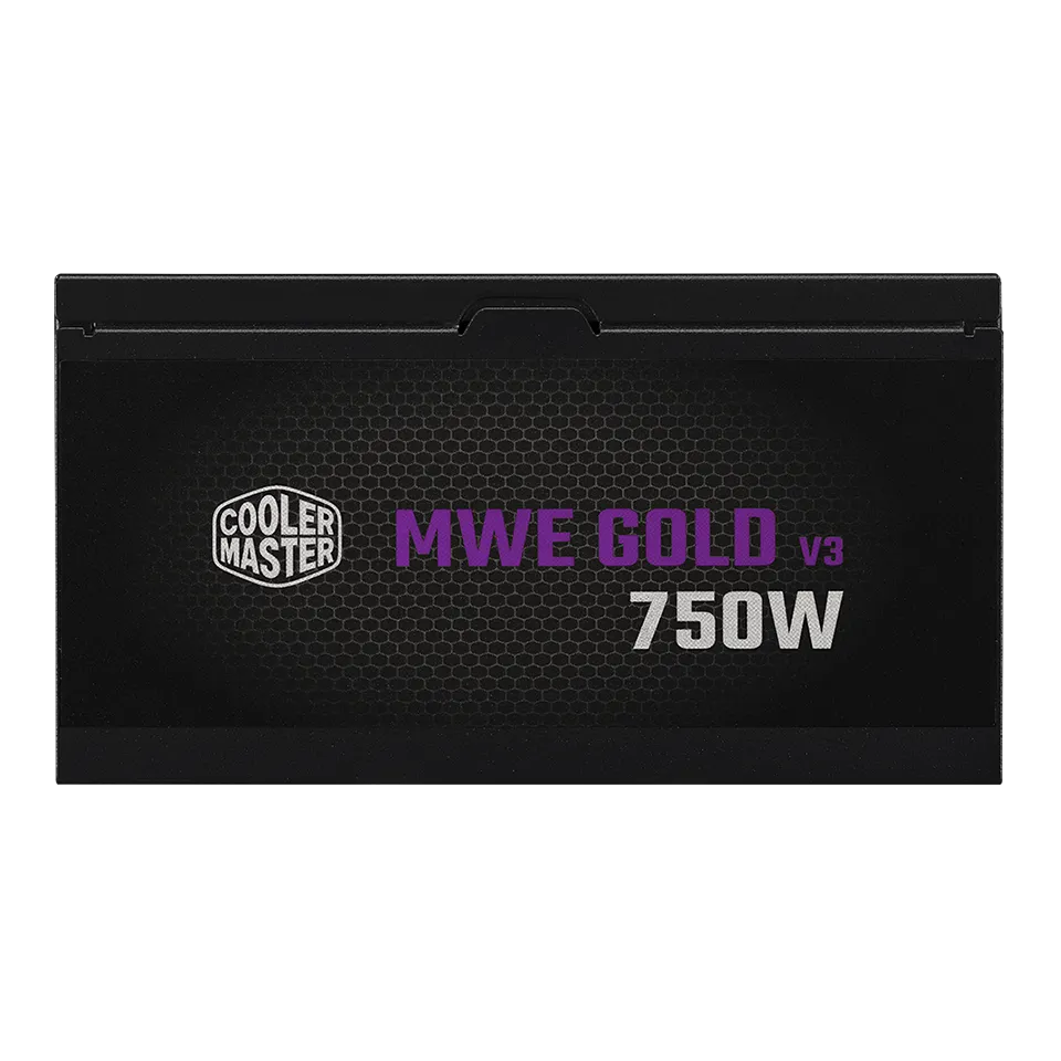 Fuente De Poder Cooler Master 750w Mwe V3 Atx 3.1/80plus Gold Certificada/no Modular/gamer