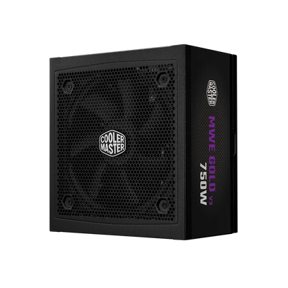 Fuente De Poder Cooler Master 750w Mwe V3 Atx 3.1/80plus Gold Certificada/no Modular/gamer