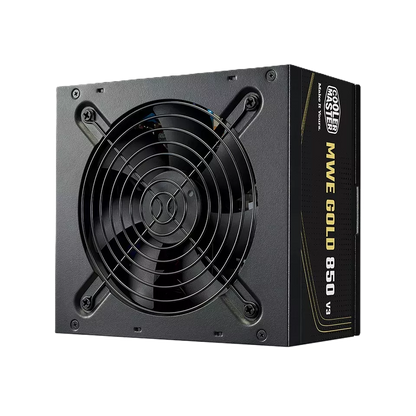 Fuente De Poder Cooler Master 850w / Mwe V3 Atx 3.1 / 80plus Gold Certificada / No Modular / Gamer