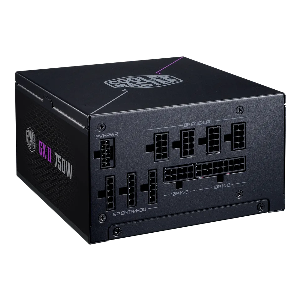 Fuente De Poder Cooler Master 750w / Negro / Mwe V3 Atx 3.1/80plus Gold Certificada/ Modular /gamer