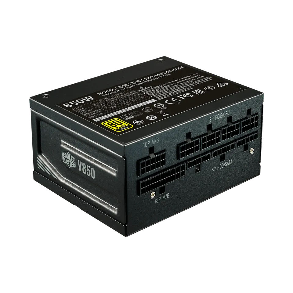 Fuente De Poder Cooler Master / 850w / V Sfx Atx 3.1 / Sfx 12v / 80 Plus/ Gold / Modular / Gamer