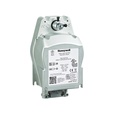 Actuador de dos posiciones de acción rápida para fuego y humo