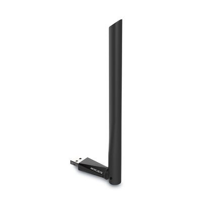 Tarjeta De Red Usb Mercusys Mu6h Banda Dual Ac650 5ghz 433mbps 2.4ghz 200mbps 1 Antena Externa De Alta Ganancia