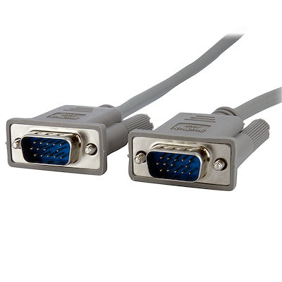Cable Vga De Video 1.8m Para Pantalla - Hd15 Macho A Macho - Gris - Startech.com Mod. Mxt101mm