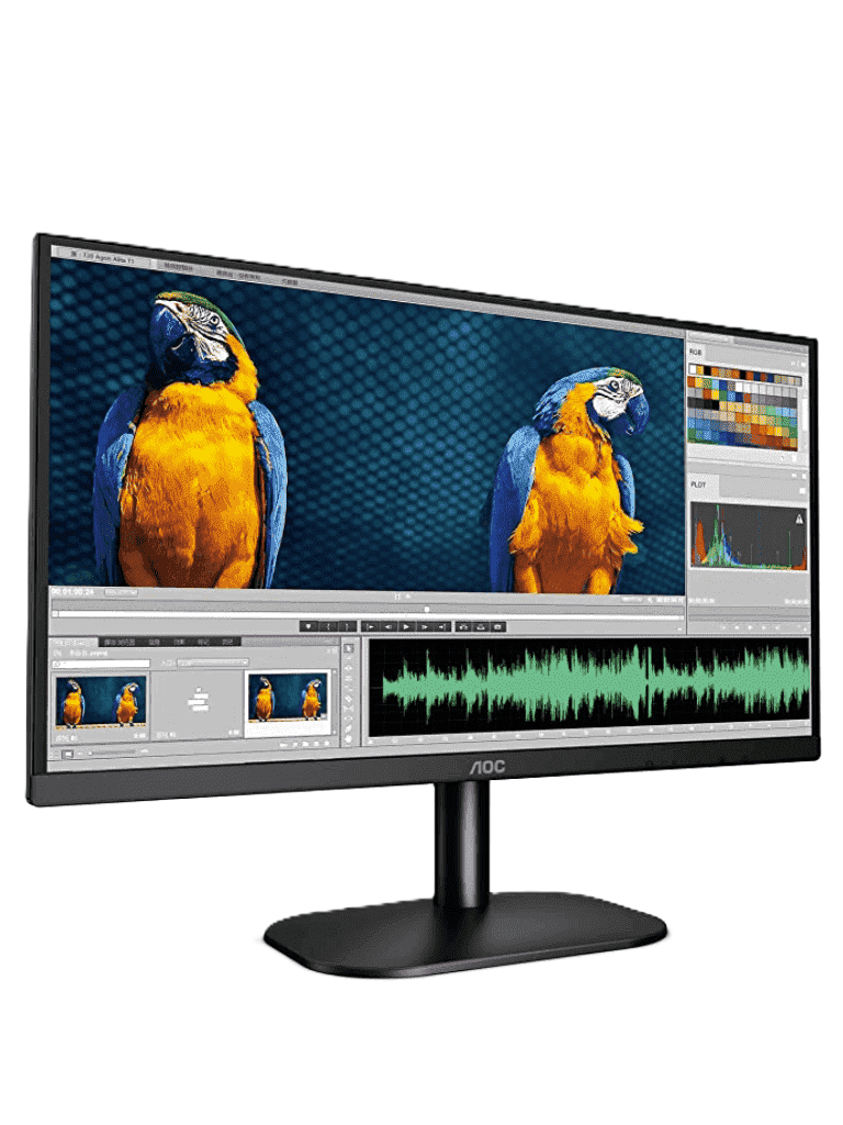 Monitor Led De 21.5” Vesa, Resolución 1920 X 1080 Pixeles, Entradas De Video Vga/hdmi. Panel Va Backlight Led. Aspecto Ultradelgado