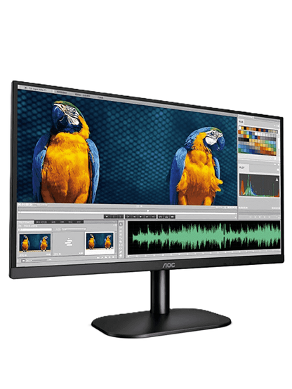 Monitor Led De 21.5” Vesa, Resolución 1920 X 1080 Pixeles, Entradas De Video Vga/hdmi. Panel Va Backlight Led. Aspecto Ultradelgado