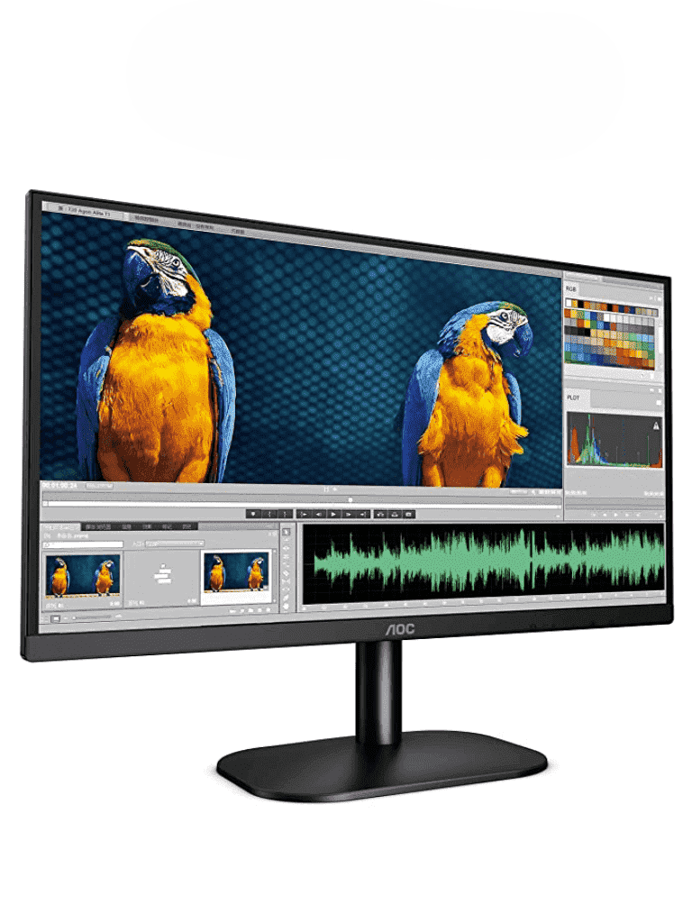 Monitor Led De 21.5” Vesa, Resolución 1920 X 1080 Pixeles, Entradas De Video Vga/hdmi. Panel Va Backlight Led. Aspecto Ultradelgado