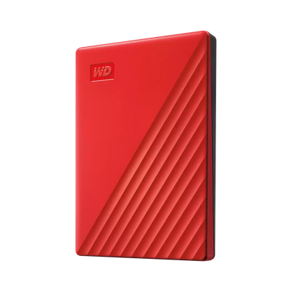 Disco Duro Externo Wd My Passport 1tb 2.5 Portatil Usb3.0 Rojo Windows Backup Encriptacion Wdbyvg0010brd-wesn