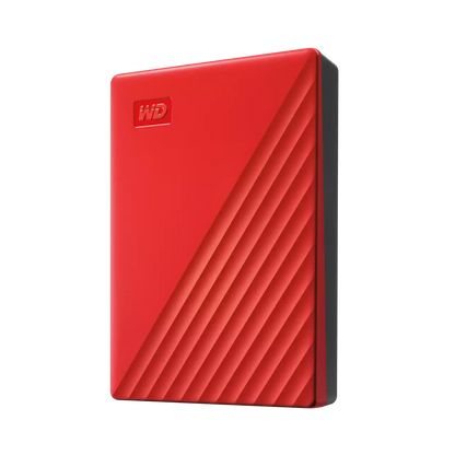 Disco Duro Externo Wd My Passport 4tb 2.5 Portatil Usb3.0 Rojo Windows Backup Encriptacion Wdbpkj0040brd-wesn