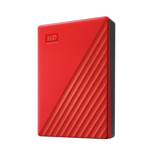 Disco Duro Externo Wd My Passport 4tb 2.5 Portatil Usb3.0 Rojo Windows Backup Encriptacion Wdbpkj0040brd-wesn