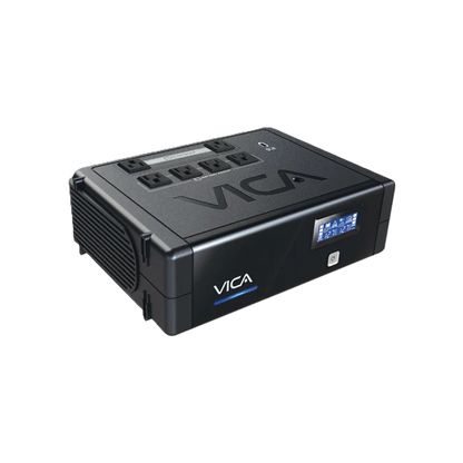 No Break Ups Vica Rev 700 700va/400w 6 Tomas Reguladas Y Respaldadas Nema 5-15r, 1 Usb, 3 AÑos De Garantia