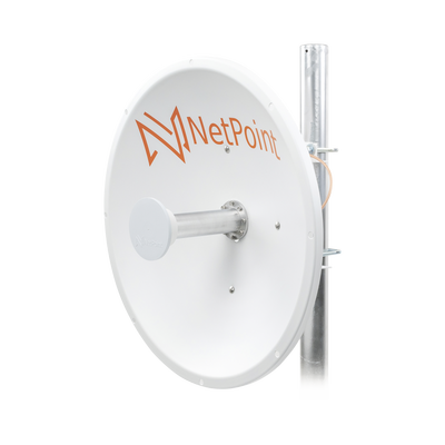 Antena Direccional De Alto Rendimiento / Diámetro  De 60 Cm / 4.9-6.4 Ghz / Ganancia 30 Dbi / Slant De 45 ° Y 90 ° / Ideal Para 30 Km / Conector N-hembra / Montaje  Y Jumpers Incluidos.