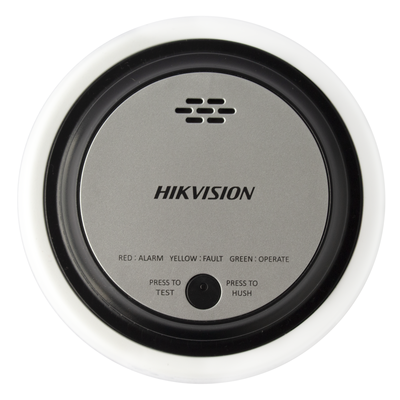 (hikfire) Detector De Humo Fotoeléctrico / Tecnología Dual De Luz / Alerta De ≥85 Db@3 M / Batería De Litio / Instalación En Techo