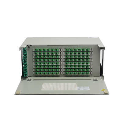 Distribuidor De Fibra Óptica Para 96 Empalmes, Con 96 Acopladores Sc/apc Y 96 Pigtails, 19, 4 Ur