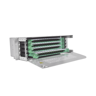 Distribuidor De Fibra Óptica Para 48 Empalmes, Con 48 Acopladores Sc/apc Y 48 Pigtails, 19, 3 Ur