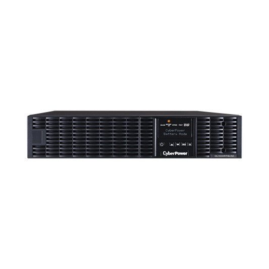 UPS de 1500 VA/1350 W, Online Doble Conversión, Entrada 120 Vca NEMA 5-15P, Onda Senoidal Pura, Rack o Torre de 2 UR, Con  8 Tomas NEMA 5-15R