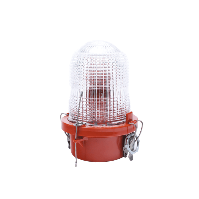 Lámpara de Obstrucción Roja Tipo L-810, LED de baja intensidad, (12 - 24 Vcc).
