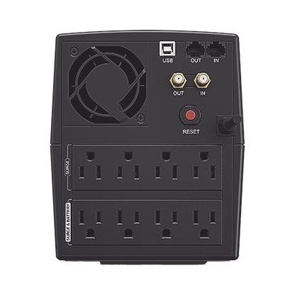 No Break Cyberpower Om1500atlcda 1500va / 900w, Interactivo, Torre, 8 Nema 5-15r, 4 Respaldo Y 4 Supresin, 2 AÑos De Garanta En Equipo, 1 AÑo En Bateras.