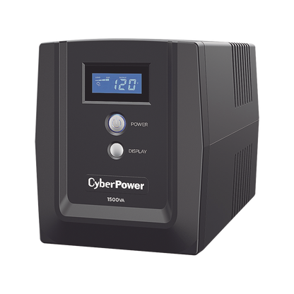 No Break Cyberpower Om1500atlcda 1500va / 900w, Interactivo, Torre, 8 Nema 5-15r, 4 Respaldo Y 4 Supresin, 2 AÑos De Garanta En Equipo, 1 AÑo En Bateras.