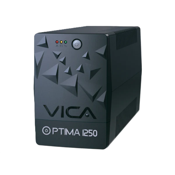 No Break Ups Vica Optima 1250 1250va/600w 6tomas Reguladas Y Respaldadas Nema5-15r Rj11/45, 3 AÑos De Garantia