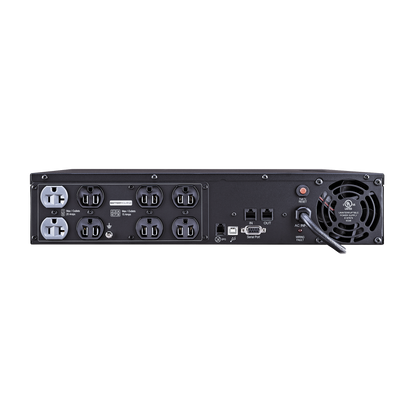 No Break Cyberpower (or2200pfcrt2u) 2000 Va 1540 Watts, Interactivo, Onda Senoidal Pura Pfc, Rack / Torre  8 Nema (2x5-20r,6x5-15r) 3 AÑos De GarantÍa Incluyendo BaterÍas.