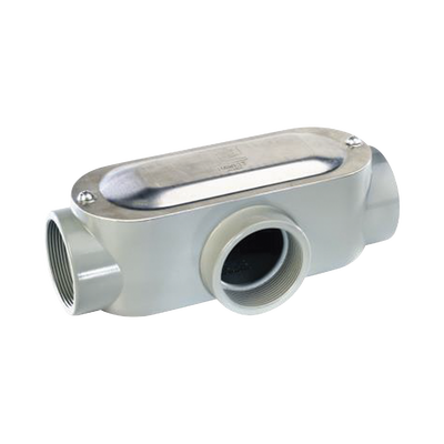 Caja Oval Roscada Tipo T De 2" (50.8) Incluye Tapa Y Tornillos.