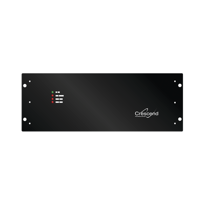 Amplificador Ciclo Continuo, 380-406 Mhz, Entrada 5-10 W /salida 100 W, 25 A, 13.8 Vcc, N Hembra.
