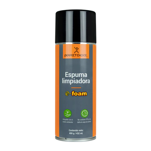 Espuma Limpiadora Para Equipo Electronico Y Cubiertas Plasticas Ultra Clean Perfect Choice E-foam 400grs / 432 Ml