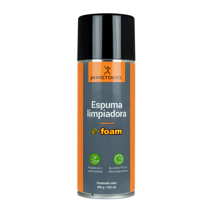 Espuma Limpiadora Para Equipo Electronico Y Cubiertas Plasticas Ultra Clean Perfect Choice E-foam 400grs / 432 Ml