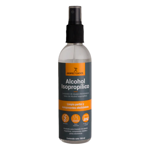 Limpiador Alcohol Isopropilico Antiestatico Para Equipos Electronicos Perfect Choice 250 Ml