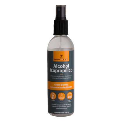 Limpiador Alcohol Isopropilico Antiestatico Para Equipos Electronicos Perfect Choice 250 Ml
