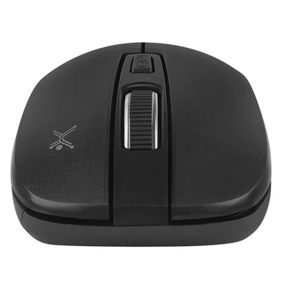 Mouse Inalambrico Optico 800 A 1600 Dpi Simetrico Dongle Usb Perfect Choice Essential - Negro