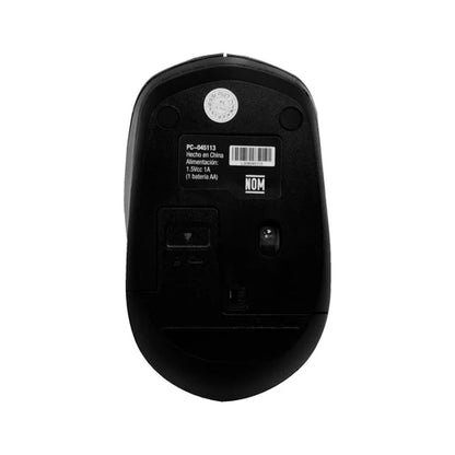 Mouse Inalambrico 1600 Dpi Optico Conector Usb Perfect Choice Root Pro - Negro