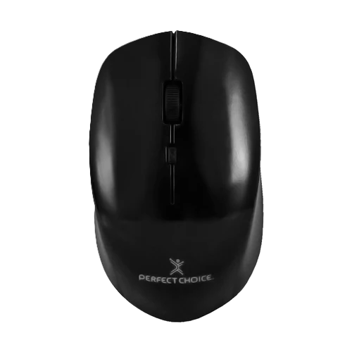 Mouse Inalambrico 1600 Dpi Optico Conector Usb Perfect Choice Root Pro - Negro