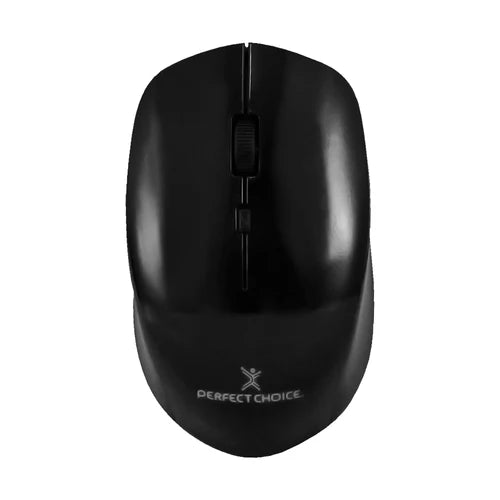 Mouse Inalambrico 1600 Dpi Optico Conector Usb Perfect Choice Root Pro - Negro
